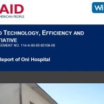 Energy Audit Report of Oni Hospital