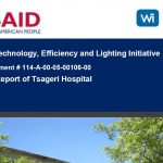 Energy Audit Report of Tsageri Hospital
